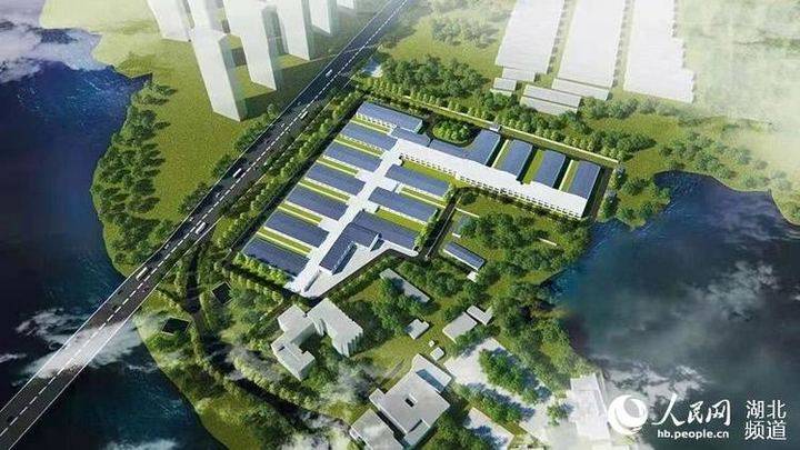 湖北武汉:火神山效果图发布,雷神山开始搭建板房