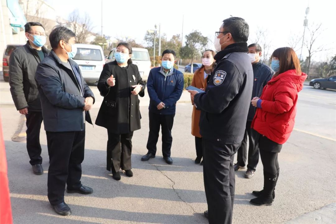 李广霞到崮云湖街道调研疫情防控调查登记工作