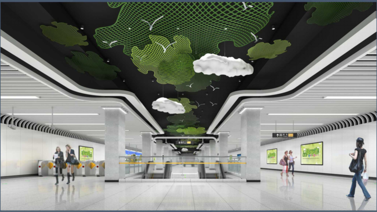 济南地铁r2线五车站装修工程开建了