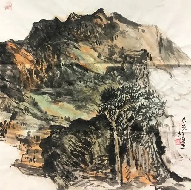 看王竞艺山水画品读他的绘画之路