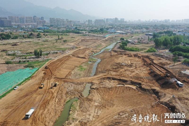 让市民享受工程治理红利从工程的规划图中可以看到,此次泮河治理工程
