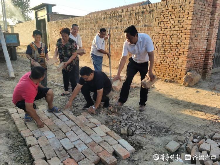 乐陵黄夹镇户户通铺就幸福路
