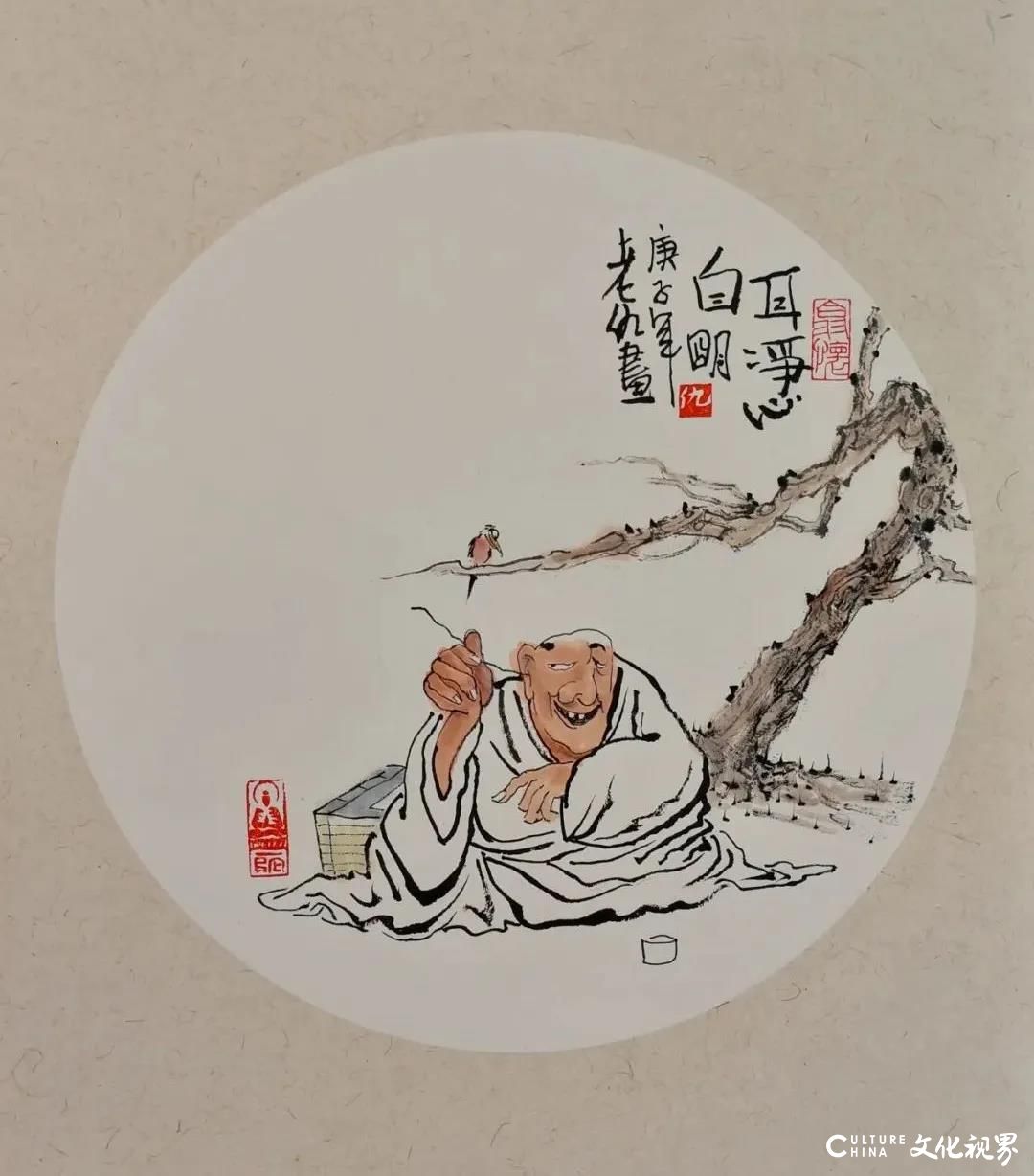 身兼数"家"的仇黎明先生禅意"字画"作品与人生感悟