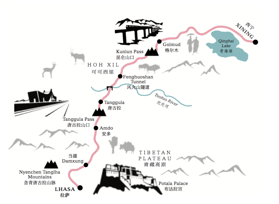 青藏高原和喜马拉雅山脉的轮廓在5000万年前开始形成,印度板块和欧亚