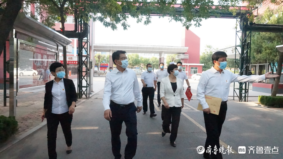 惠民县委书记张瑞杰到惠民一中走访慰问