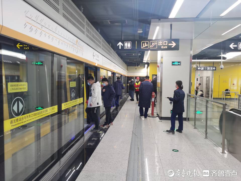 青岛地铁1号线南段试运行进入最后阶段记者探营特色车站