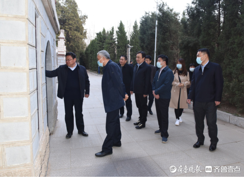 省退役军人事务厅副厅长一行来鲁西北革命烈士陵园调研指导工作
