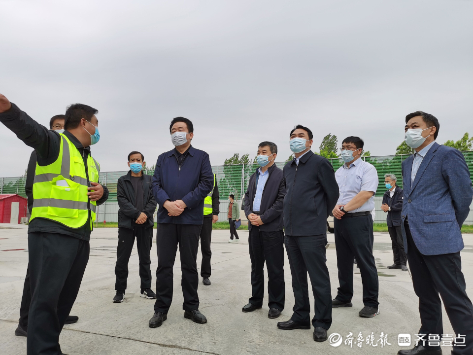 滨州市政协党组副书记副主席皮台田一行到惠民县淄角镇调研