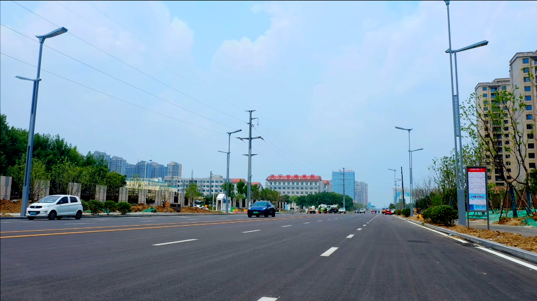 济宁高新区高新大道联华路鸿广路主路顺利通车