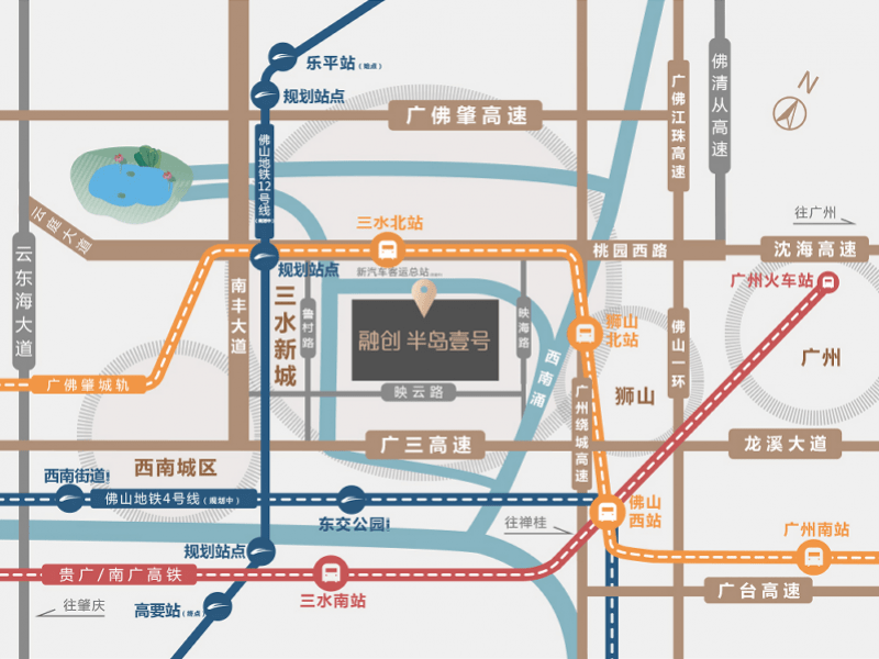 曾打造亚洲十大豪宅的融创,要在三水北站tod做一件大事