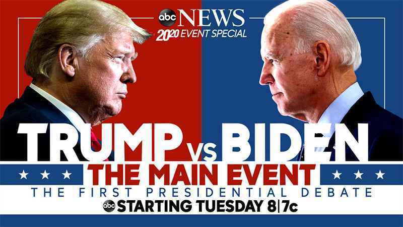 2020美国总统大选电视辩论.图据ab