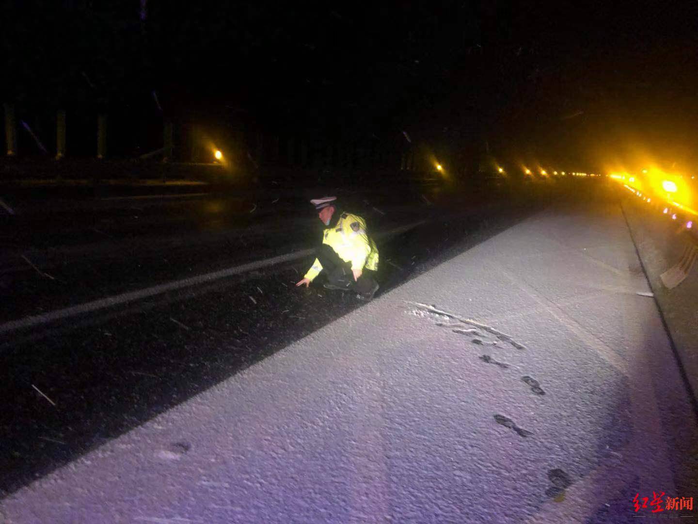 最详路况来了!四川多条高速交通管制 成都市区多处路面结冰