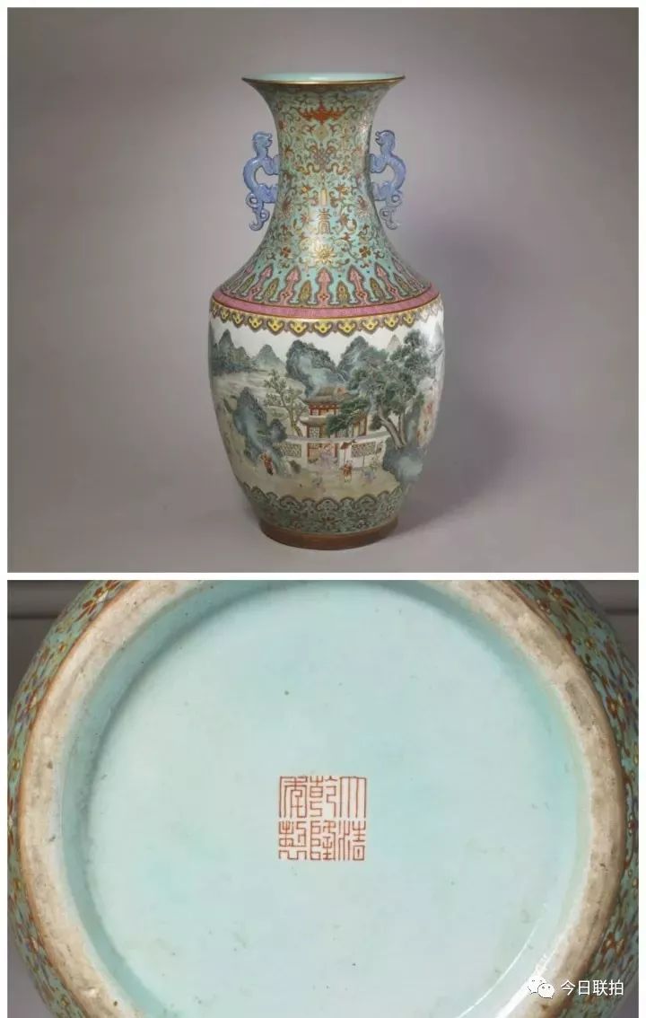 从故宫馆藏看清乾隆瓷器的款识及底部特征-彩瓷篇
