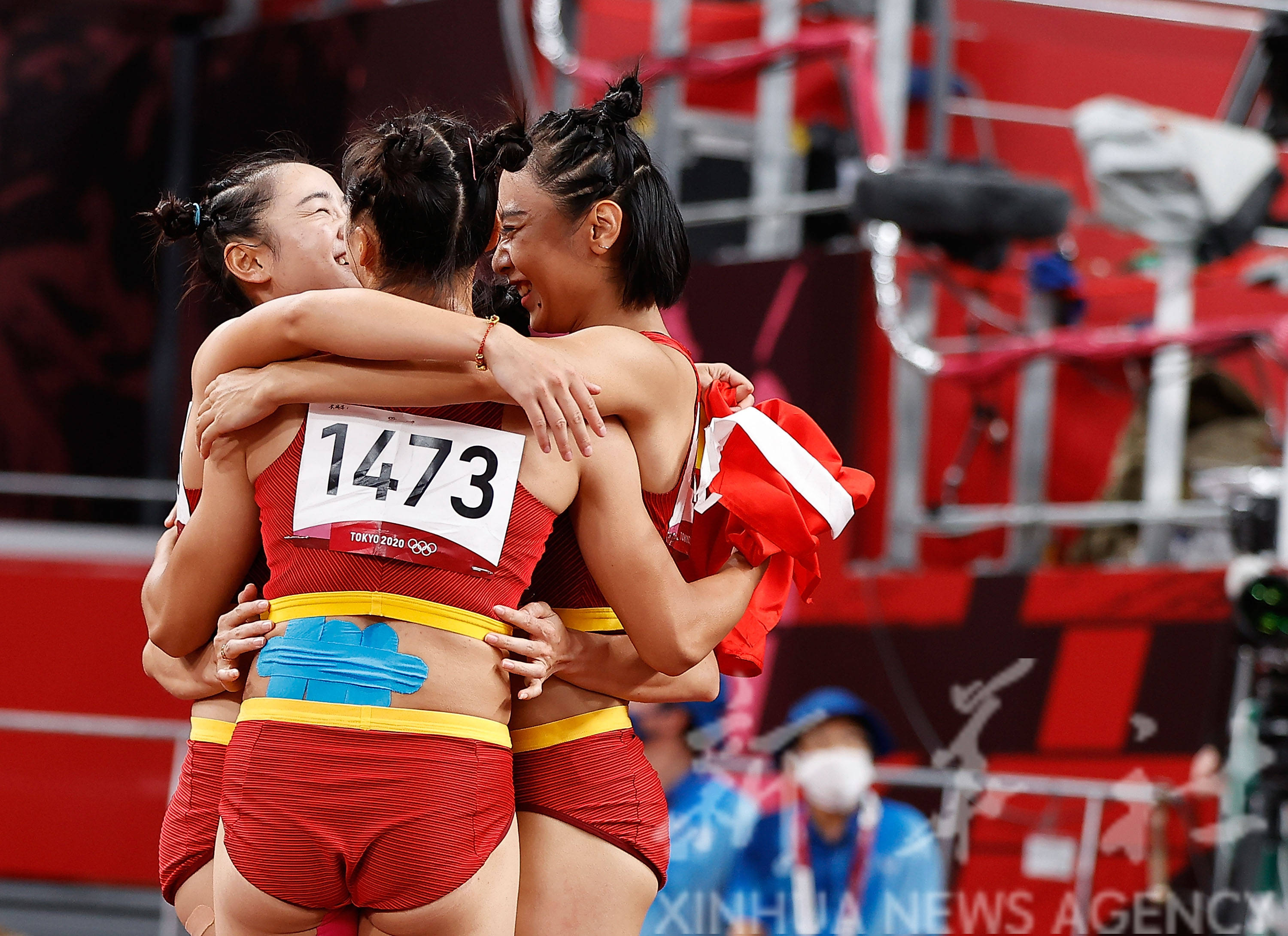 田径—中国队出战女子4x100米接力决赛