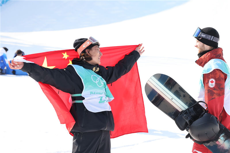 第六金苏翊鸣单板滑雪大跳台夺冠