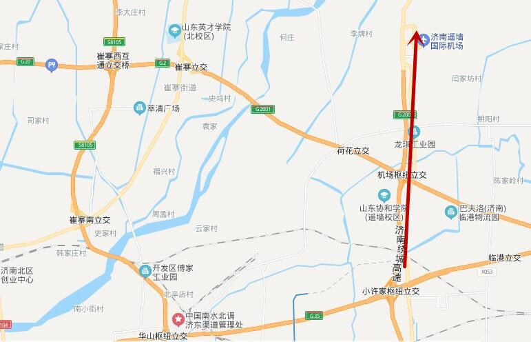 济南这段机场高速将拓至双八先行区内三条国道也要改线