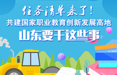 任务清单来了！共建国家职业教育创新发展高地，山东要干这些事