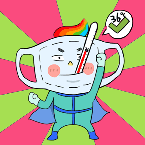 科学防疫跟我学山东工艺美术学院的口罩侠来了