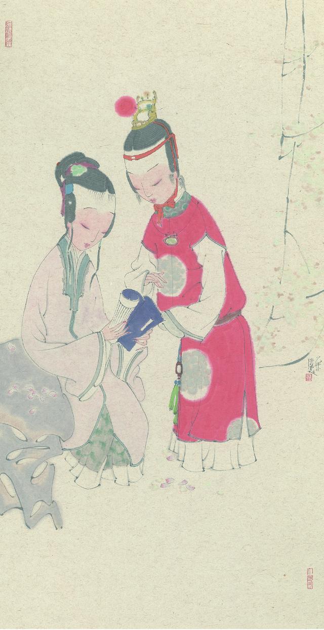 李德惠红楼梦组画传统古典题材的现代新诠释