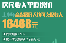 山东经济半年报|CPI涨幅回落，就业形势逐步好转，收入稳增加