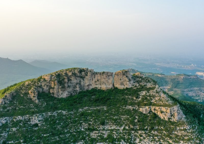 青州十景|劈峰夕照,赏奇观美景