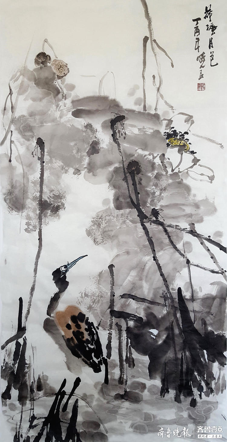 滨州艺术家程晓民水墨花鸟画作品欣赏