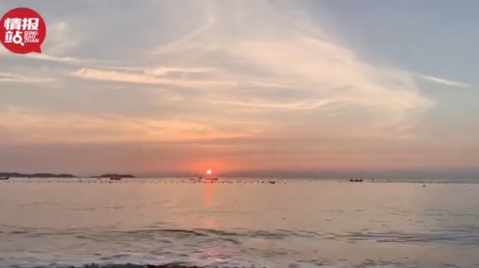 果然视频|带你出海，焕然壹心！大钦岛上的日出原来这么美