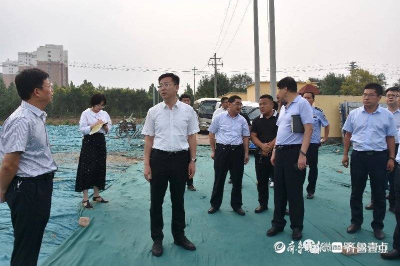 莘县县委书记王峰就大气污染防治工作进行现场办公-齐鲁晚报网