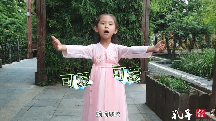 果然视频|国学诵读大赛童声吟唱《诗经·鹿鸣》，超有范儿！