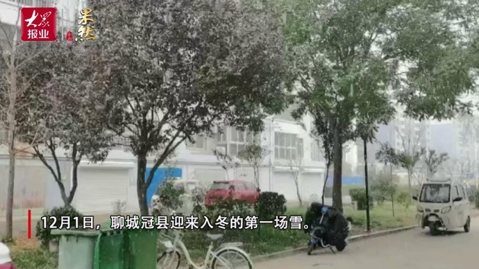 果然视频丨聊城2020年入冬的第一场雪，下在了这里