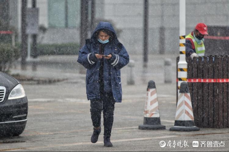 济南今天下雪了！明日最低气温只有-7°C