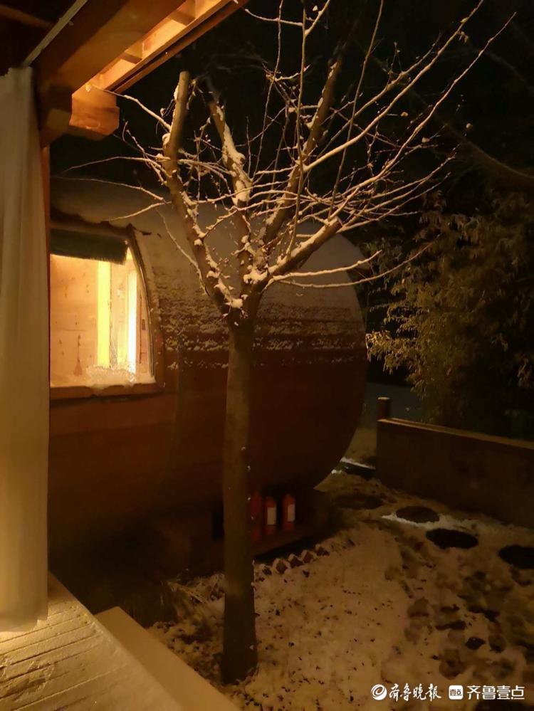 情报站|夜太美，雪下得好认真！济南九如山的雪夜，真醉人！