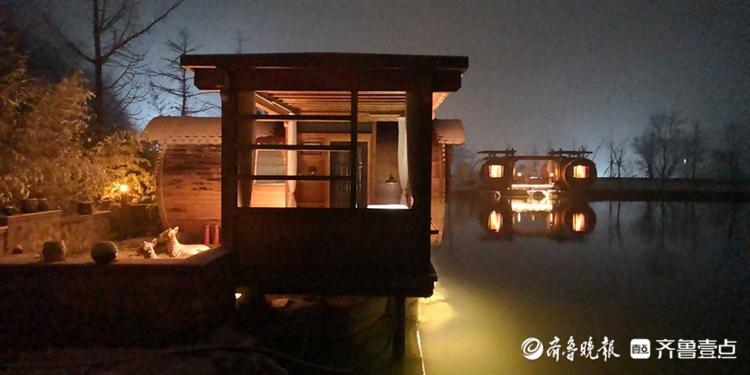 情报站|夜太美，雪下得好认真！济南九如山的雪夜，真醉人！