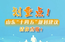 长图壹站｜划重点！山东“十四五”规划建议请你查收！