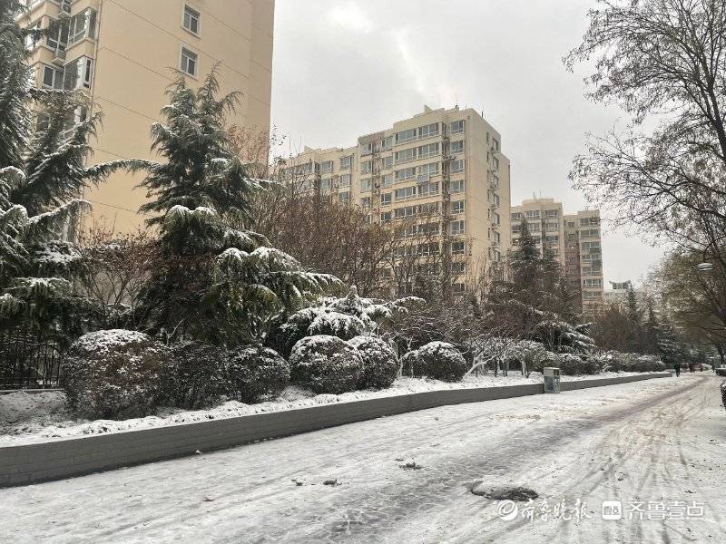 济南降雪将一直持续至中午！今天最高气温仅-4°C左右