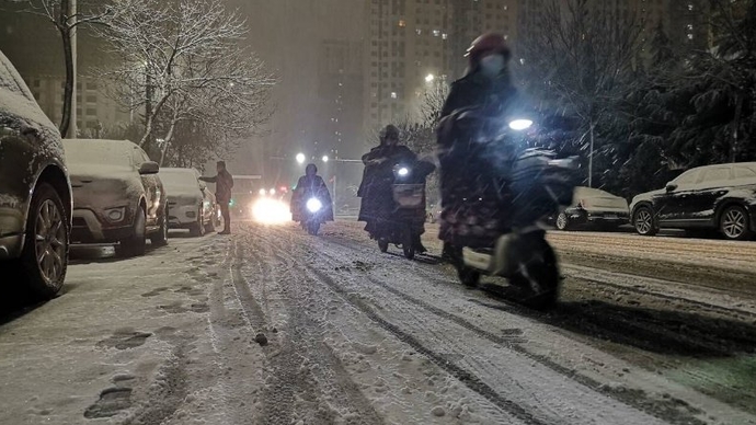 果然视频|潍坊降雪开始发力