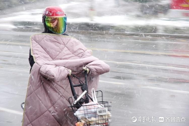 风雪交加，枣庄迎入冬以来第一场雪
