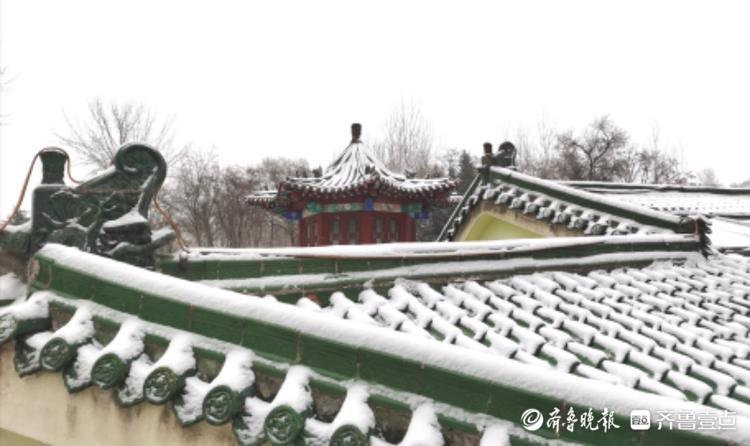 沂水县诸葛镇的雪景，美得古香古色