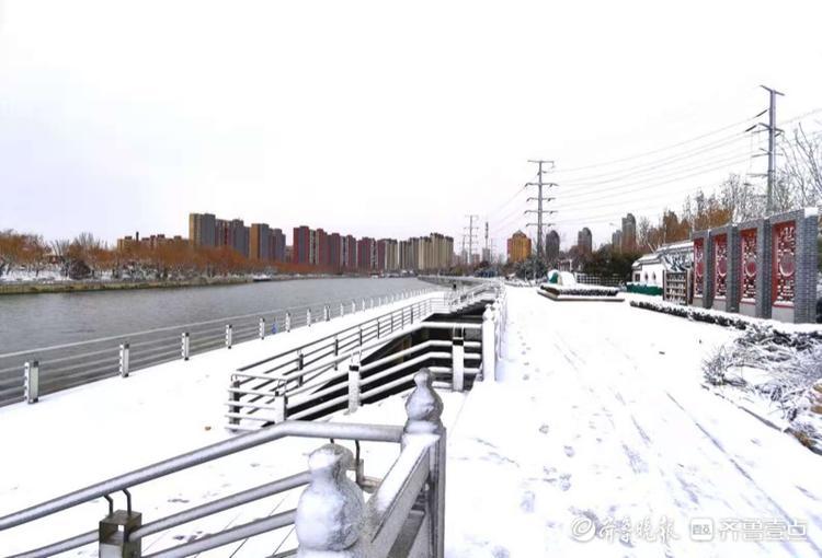 雪后小清河分外娇