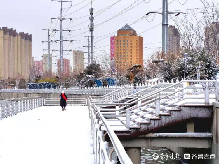 雪后小清河分外娇