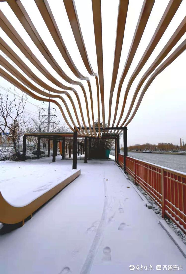 雪后小清河分外娇