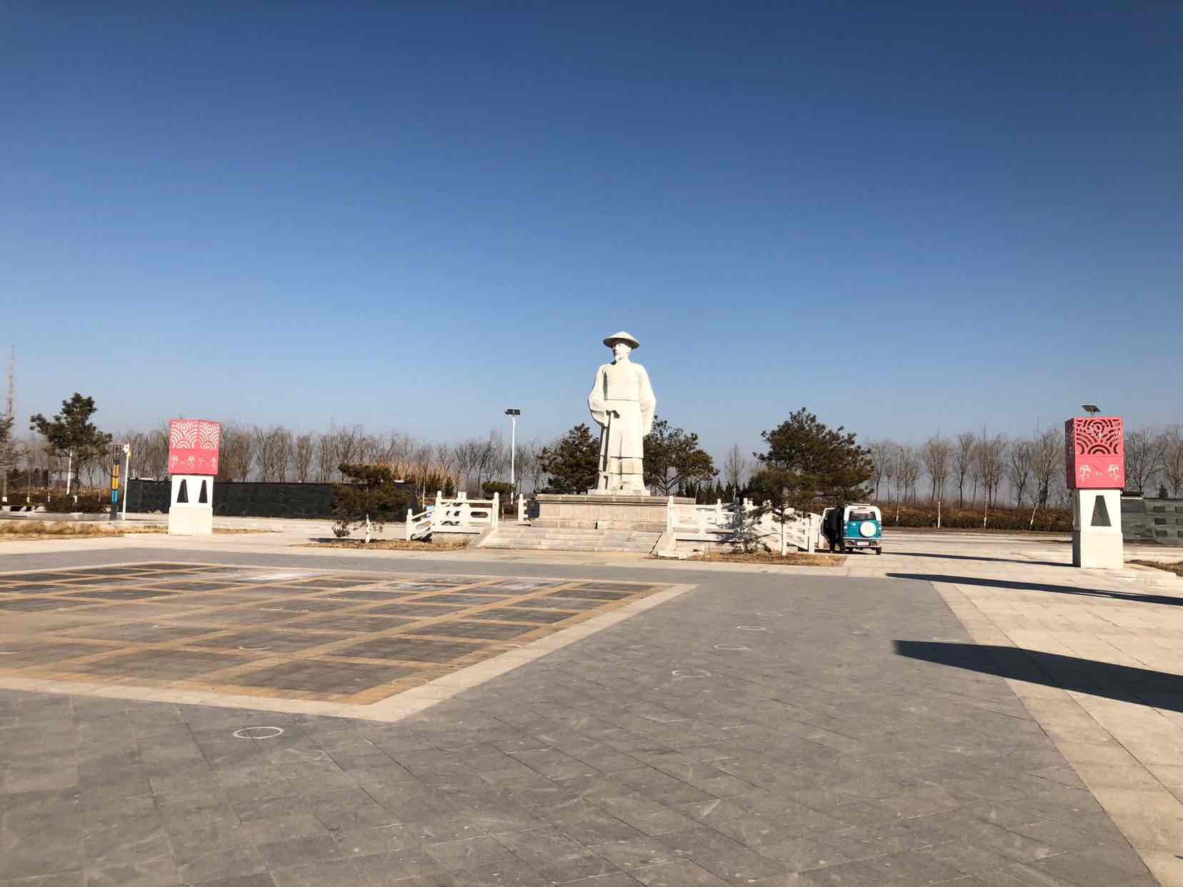 冬天里的禹城东站静悄悄