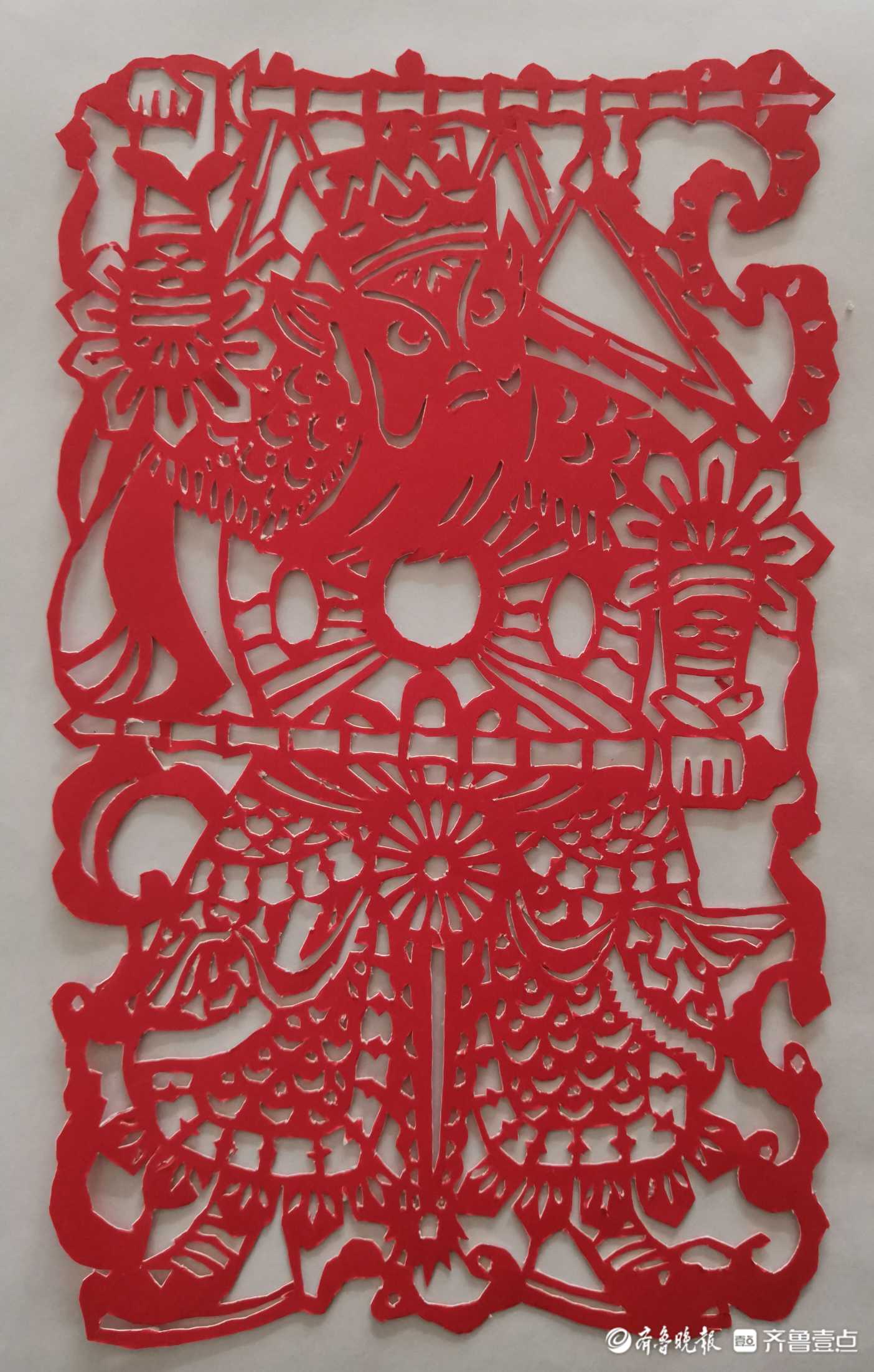 年画剪纸大赛|剪刻相结合!