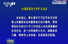 泰安市委常委会召开扩大会议