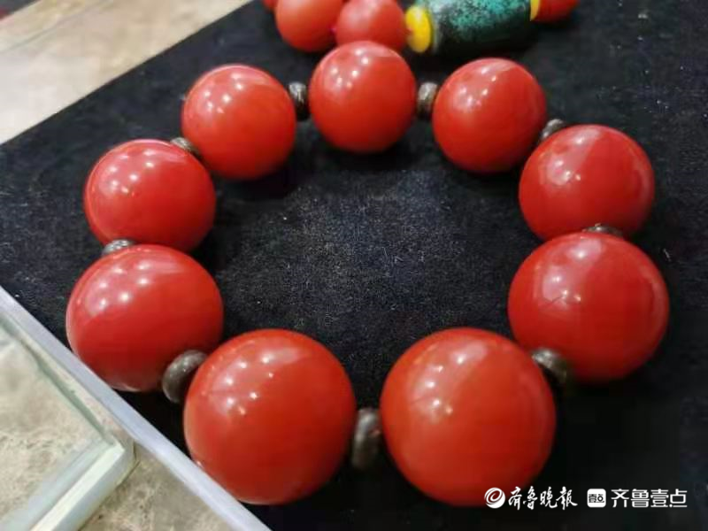 泰安人旅游购物要当心600元买的南红成了染色石英岩