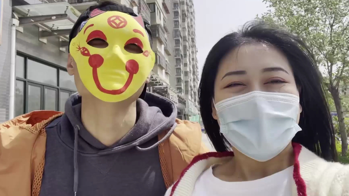 果然视频·旧忆新说vlog|社火脸谱变了个变！周天一起来玩转