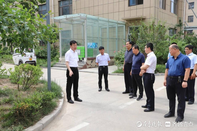 莘县县委书记王峰就大气污染防治工作进行现场办公