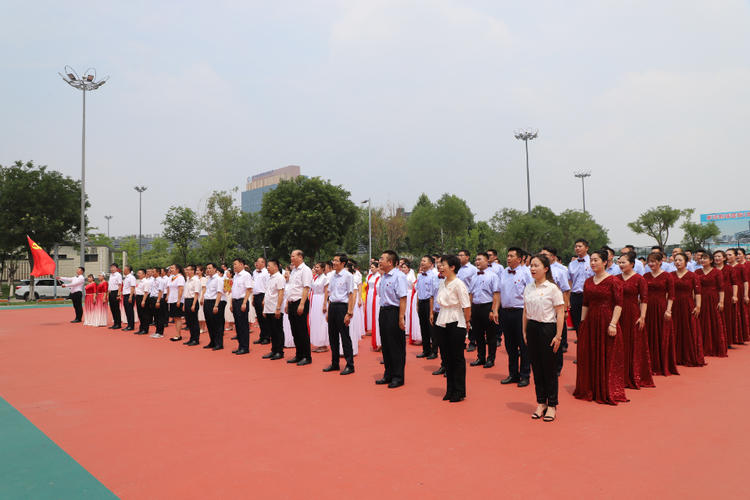庆祝建党100周年济宁高新控股快闪合唱送祝福