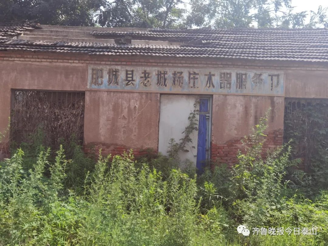 杨庄矿附近服务部旧貌△杨庄矿附近厂子大门△午睡后,出门乘凉的老人