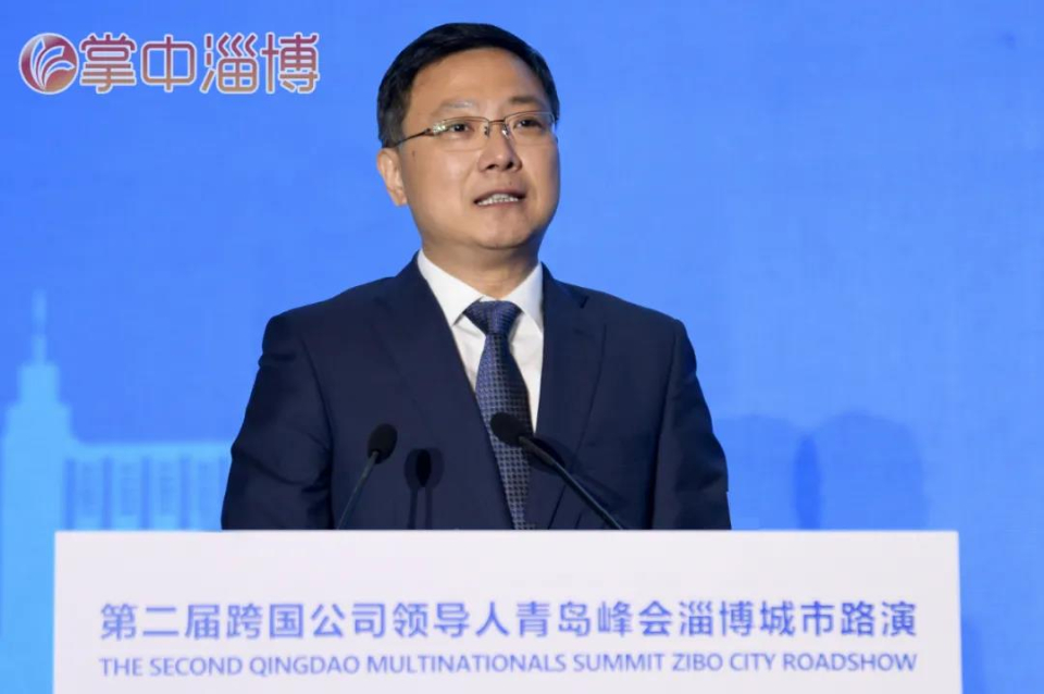 市委副书记,市长马晓磊主持哈利·赛亚丁在致辞中表示,淄博市位于山东